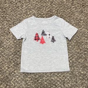 Gray Christmas Tree Shirt Size 18 Months